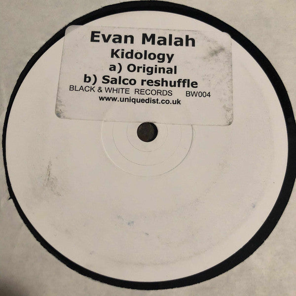 Evan Malah : Kidology (12", Promo, W/Lbl)