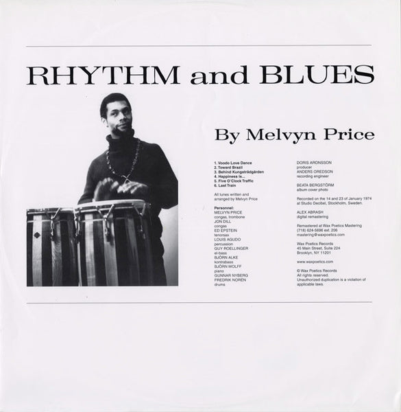 Melvyn Price : Rhythm And Blues (LP, Album, RE, RM)