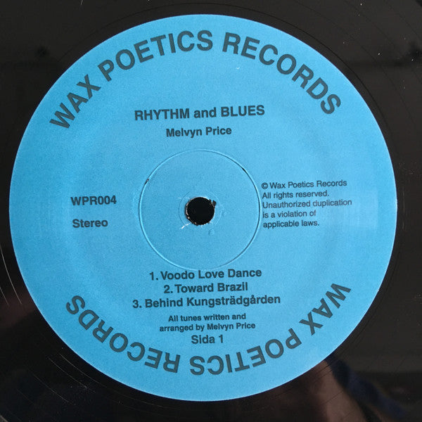 Melvyn Price : Rhythm And Blues (LP, Album, RE, RM)