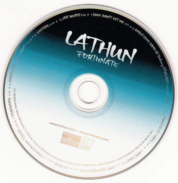 Lathun : Fortunate (CD, Album)