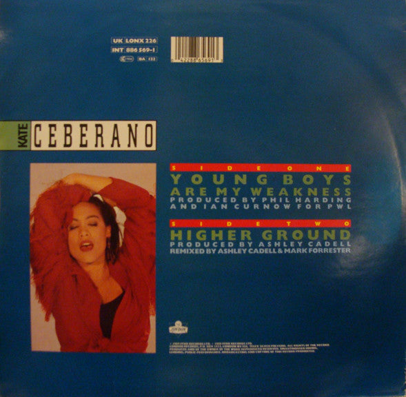 Kate Ceberano : Young Boys Are My Weakness (12")