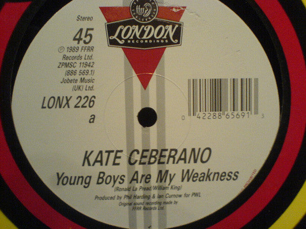 Kate Ceberano : Young Boys Are My Weakness (12")
