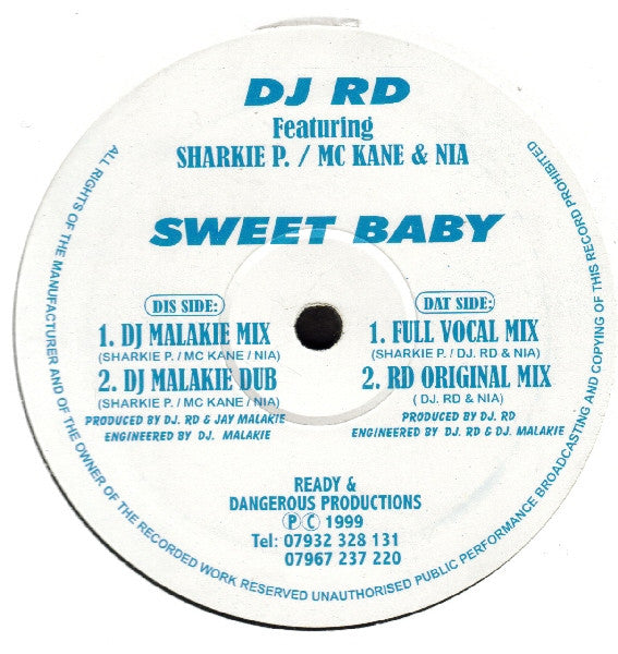 DJ RD : Sweet Baby (12")