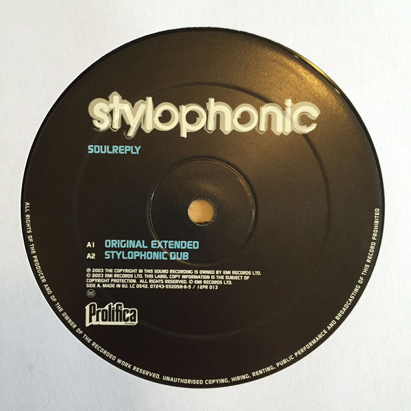 Stylophonic : Soulreply (12")