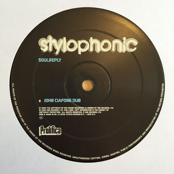 Stylophonic : Soulreply (12")