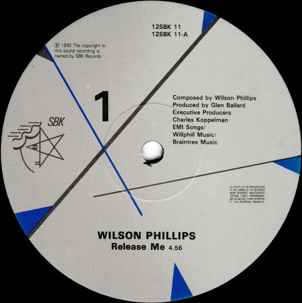 Wilson Phillips : Release Me (12")