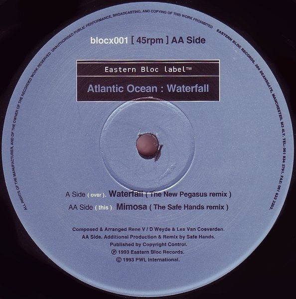 Atlantic Ocean : Waterfall (12")