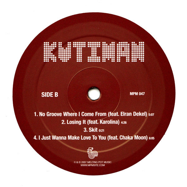 Kutiman : Kutiman (2xLP, Album)