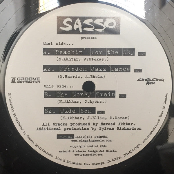 Sasso : The Reachin' EP (12", EP)
