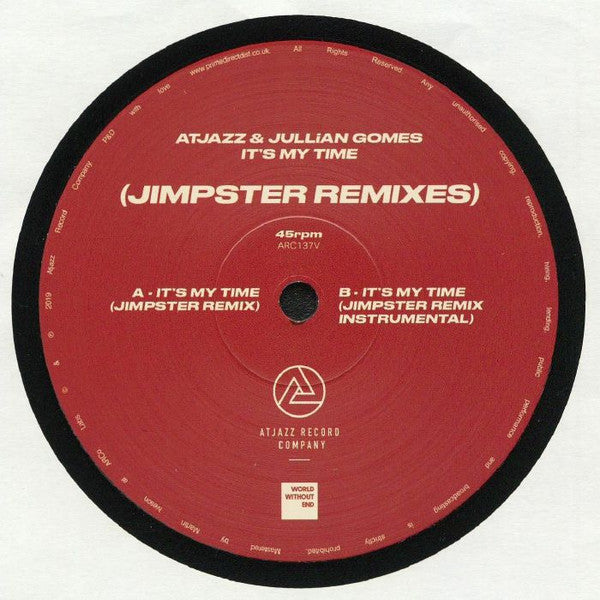 Atjazz & Jullian Gomes : It's My Time (Jimpster Remixes) (12")