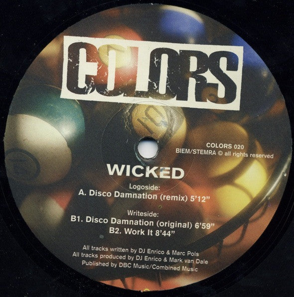 Wicked : Disco Damnation (12")