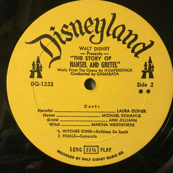 Humperdinck* / Marni Nixon, Sally Sweetland, Kathleen De Spain / Camarata* : The Story Of Hansel And Gretel (LP)