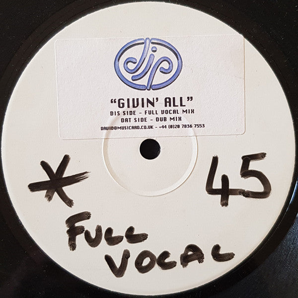 Black Vox : Givin' All (12", W/Lbl)