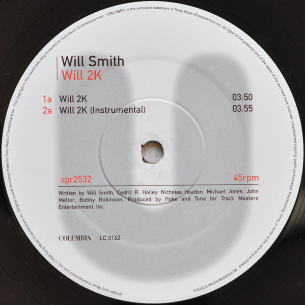 Will Smith : Will 2K (12", Promo)