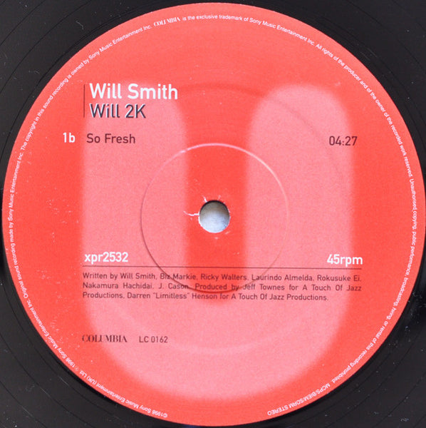 Will Smith : Will 2K (12", Promo)