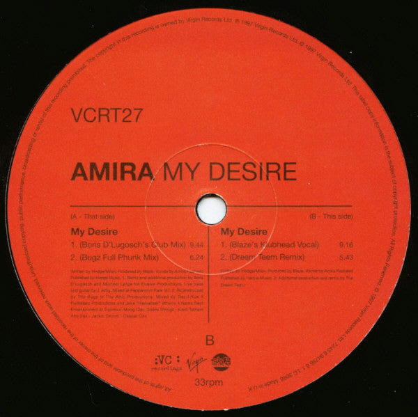 Amira : My Desire (12")