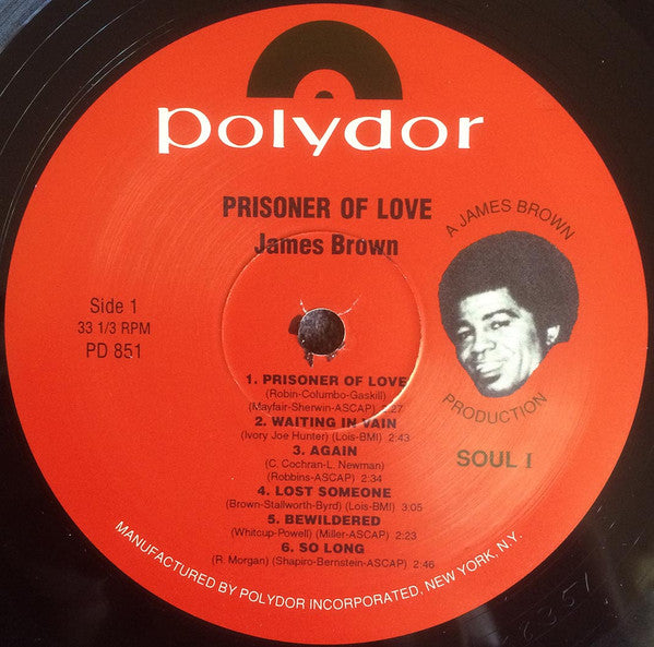 James Brown : Prisoner Of Love (LP, Album, RE)