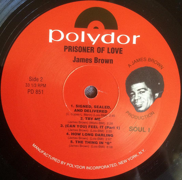 James Brown : Prisoner Of Love (LP, Album, RE)