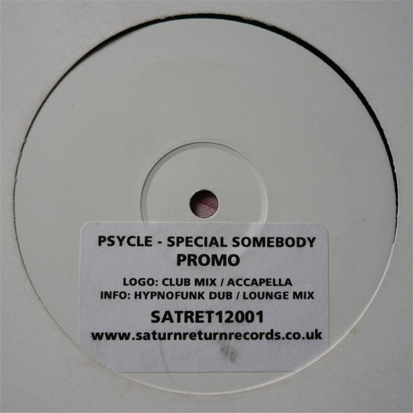 Psycle : Special Somebody (12", Promo, W/Lbl, Sti)