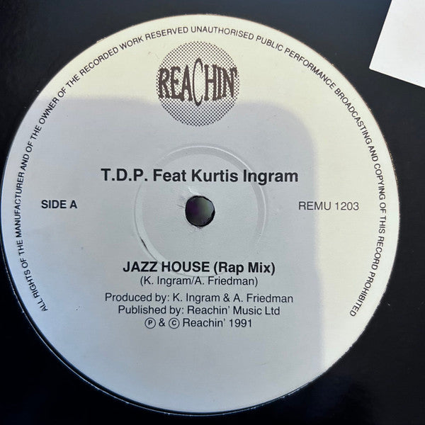 T.D.P.* Featuring Kurtis Ingram : Jazz House (12")