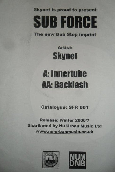 Skynet : Innertube / Backlash (12", W/Lbl)