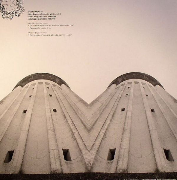 Phutura (7) : Razionalismo In Vinile Vol.1 (12")