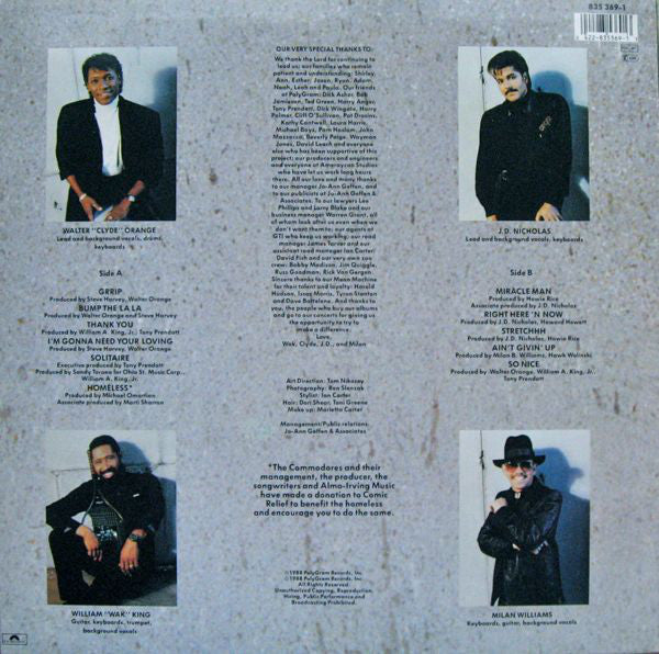 Commodores : Rock Solid (LP, Album)