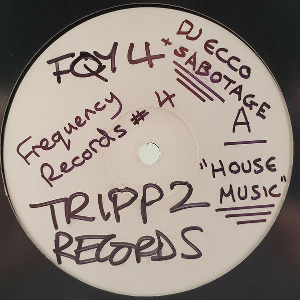 DJ:Ecco & Sabotage* : House Music / Rise Up (12", Promo, W/Lbl)