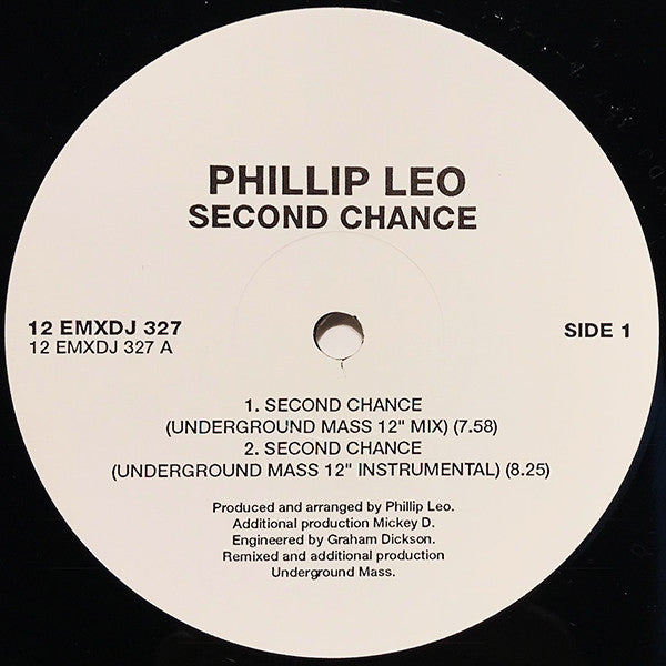 Phillip Leo : Second Chance (The House Mixes) (12", Promo)