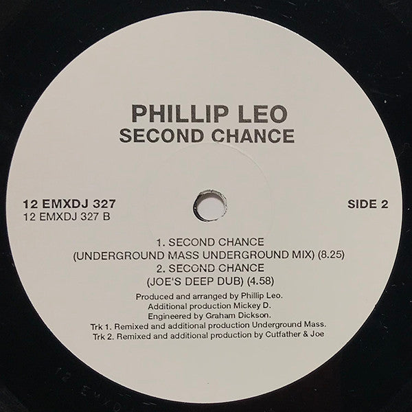 Phillip Leo : Second Chance (The House Mixes) (12", Promo)