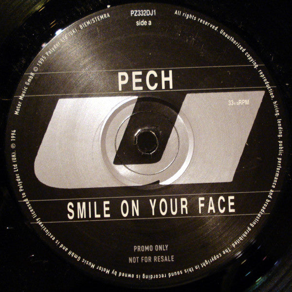 Pech : Smile On Your Face (2x12", Promo)