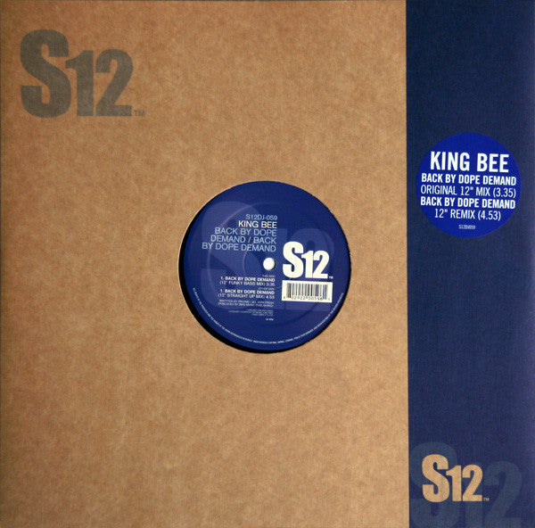 King Bee : Back By Dope Demand (12", RE)