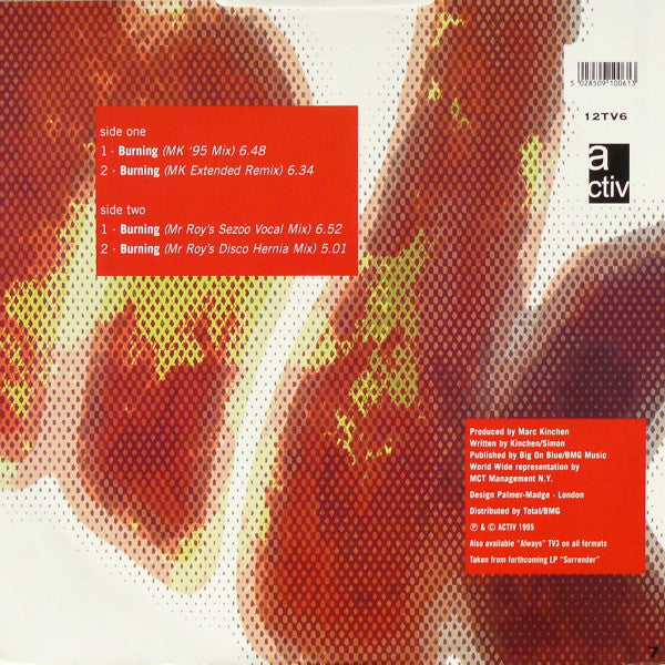 Marc Kinchen : Burning (12")