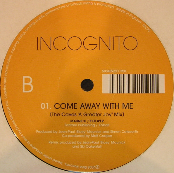 Incognito : Show Me Love (12")