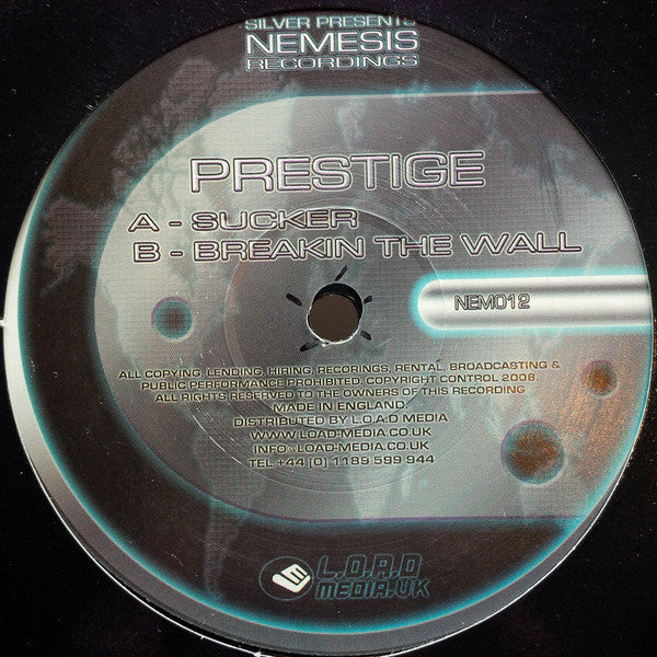 Prestige (10) : Sucker / Breakin The Wall (12")