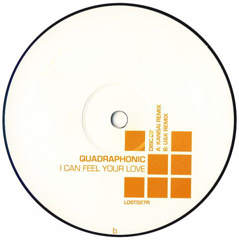 Quadraphonic : I Can Feel Your Love (12", Dis)