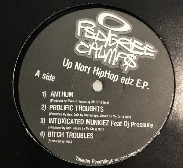 Pedigree Chumps : Up Norf HipHop Edz EP (12", EP)