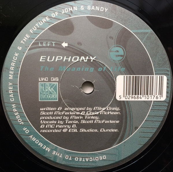 Euphony : The Meaning Of Life / Dancing In The Rain (12")