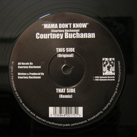 Courtney Buchanan : Mama Don't Know (12")