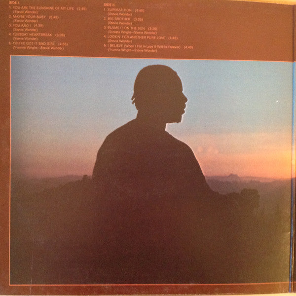 Stevie Wonder : Talking Book (LP, Album, RE, Gat)