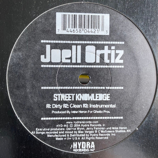 Joell Ortiz : Street Knowledge / Been There Done That / Where I'm From (12")