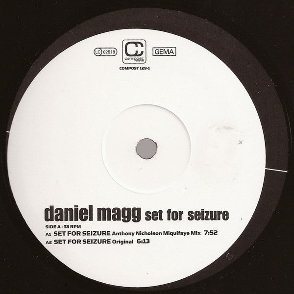 Daniel Magg : Set For Seizure (12")