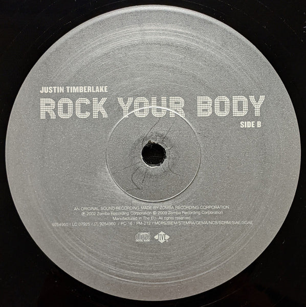 Justin Timberlake : Rock Your Body (12")