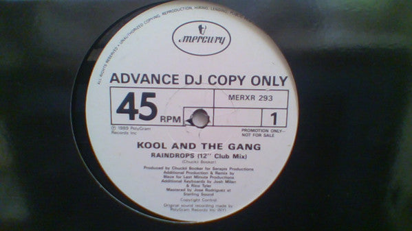 Kool & The Gang : Raindrops - The Blaze Remixes (12", Promo)