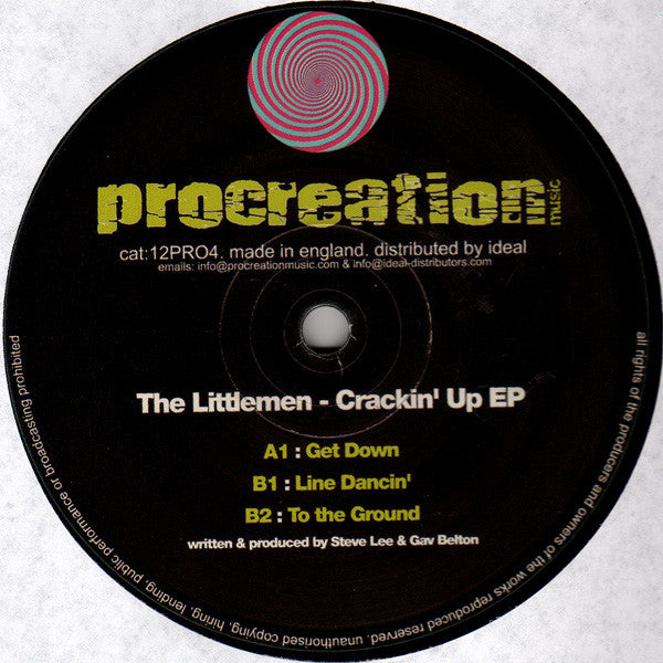 The Littlemen : Crackin' Up EP (12", EP)