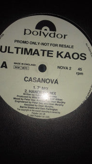 Ultimate Kaos : Casanova (12", Promo)