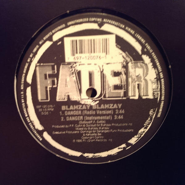 Blahzay Blahzay : Danger (12", RE)