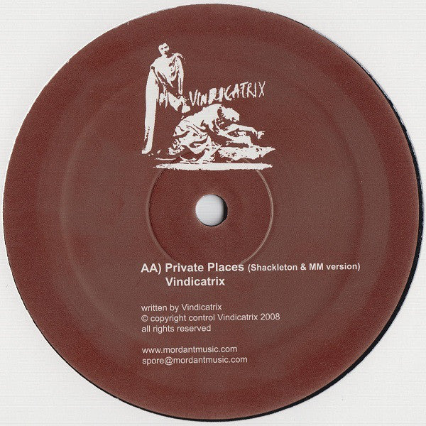 Mordant Music / Vindicatrix : 24 Million Or Sell Neverland / Private Places (Shackleton & MM Version) (12")