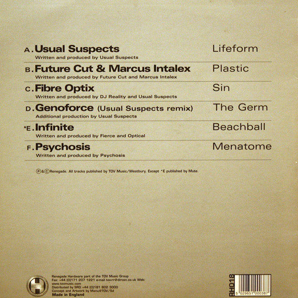 Various : 3 The Hardway EP (3x12", EP)