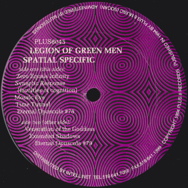 Legion Of Green Men : Spatial Specific (2xLP, Album)